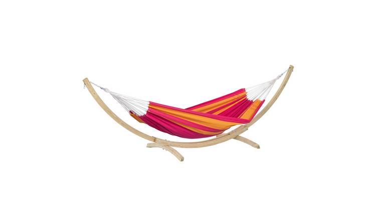 Amazonas Santana Single Hammock and Stand Set – Pink