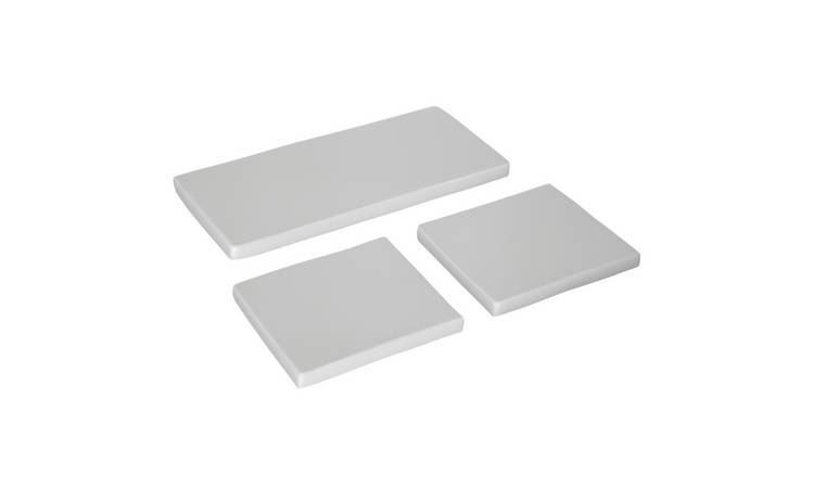 Outsunny Outdoor Chair Seat Cushions for Garden Furniture - Grey