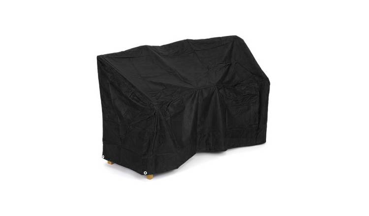 Charles Bentley Patio Furniture Companion Love Seat Jack and Jill Cover - Black