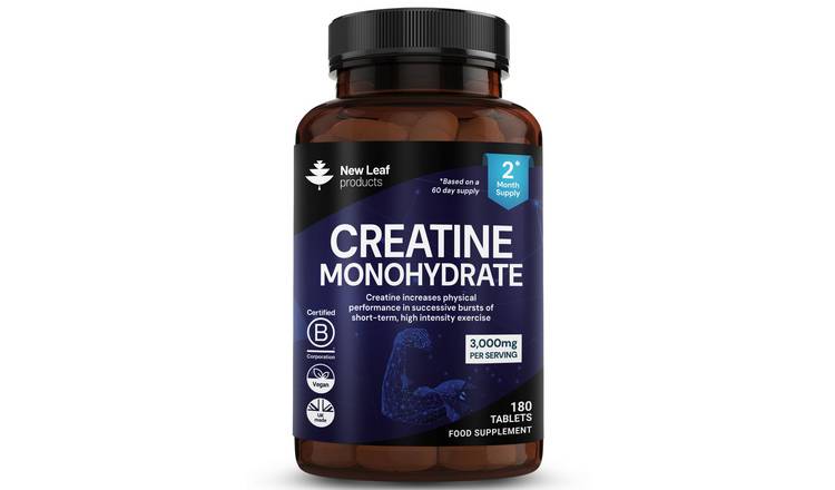 New Leaf Creatine Monohydrate 3000mg - 180 Tablets