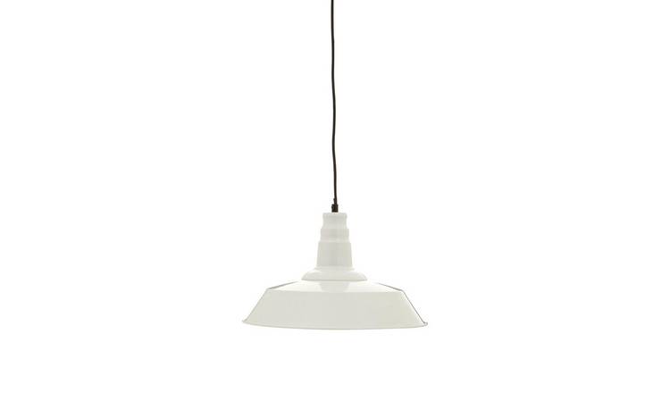 Orsina Brant Metal Pendant Light - White