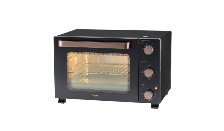 Cooks Professional 28L Mini Oven Countertop Cooker - Black/Copper