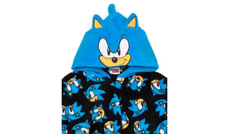 Sonic the Hedgehog Sonic Kids Boys Bathrobe 6-7 Years - Blue