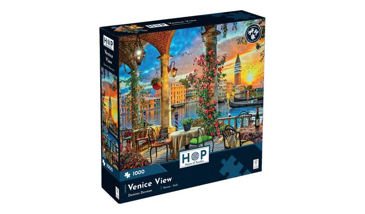 The House of Puzzles Venice View 1000 Piece Jigsaw Puzzle