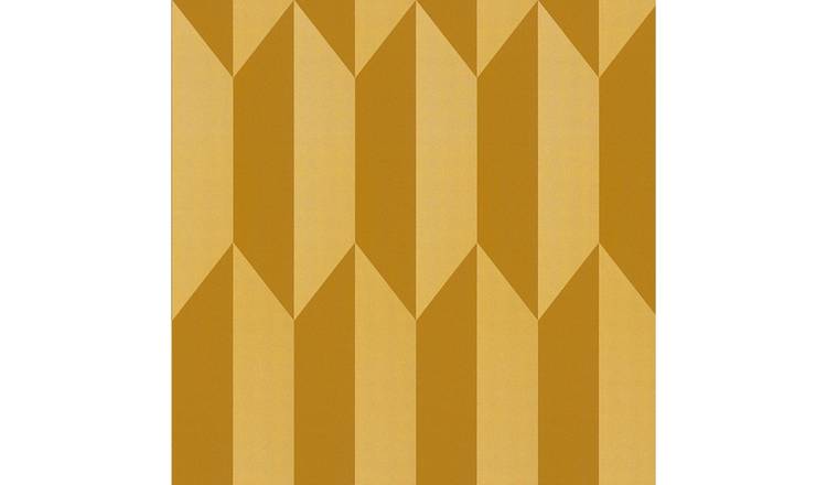 AS Creation Cosmopolitan Grooved Textured Wallpaper - Gold