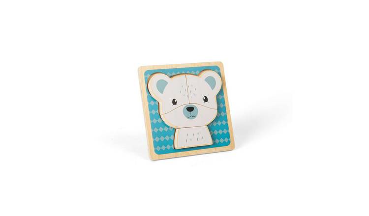 Bigjigs Toys Polar Bear Chunky Puzzle - 12 Months +