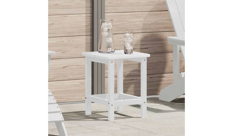 Walplus Modern Square Side Table - White - 38 x 38 x 46 cm