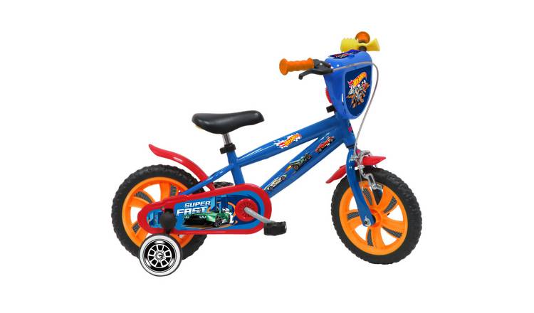 Denver Hot Wheels 12" Wheel Kids Bike - Blue