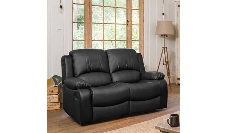 Artemis Home Glendale 2 Seat Manual Recliner Sofa - Black