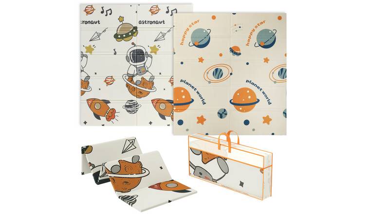 AIYAPLAY 18 Months Plus XPE Double Sided Baby Play Mat – Multicoloured