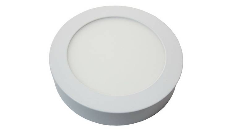 Loops Direct Die-Cast Aluminium LED Round Bulkhead Ceiling Light - Warm White