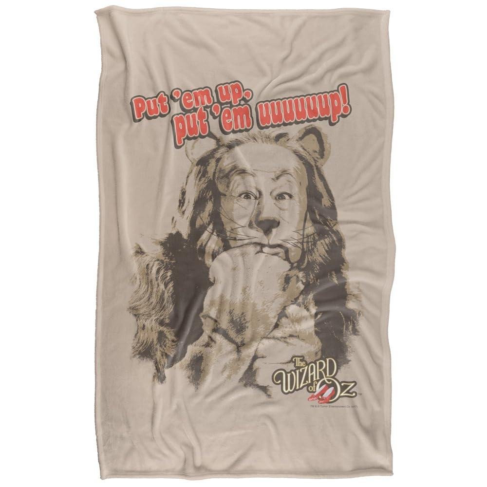 The Wizard Of Oz Put 'Em Up Logo Soft Touch Blanket - 152cm x 127cm - Image 1