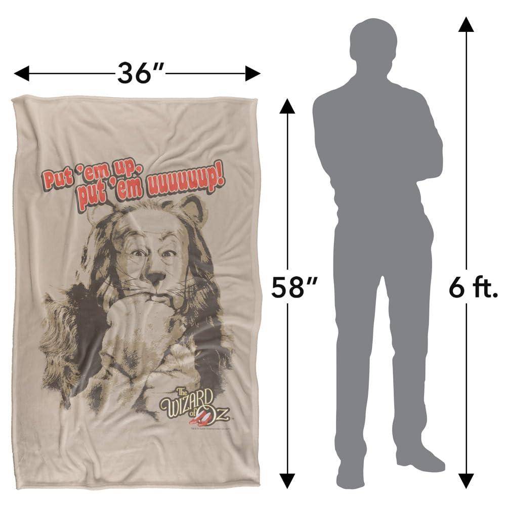 The Wizard Of Oz Put 'Em Up Logo Soft Touch Blanket - 152cm x 127cm - Image 4
