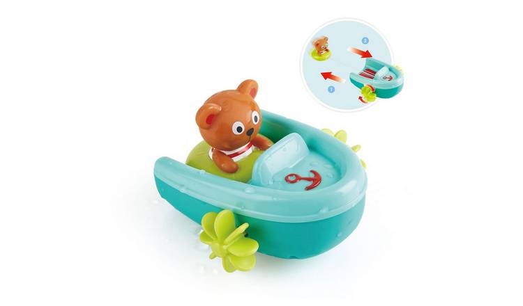 Hape Pull-Back Bear Bath Boat