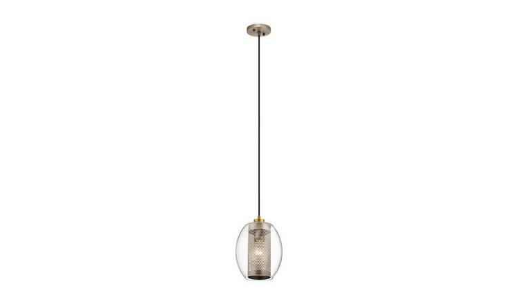 Elstead Kichler Dome Pendant Light - Antique Pewter