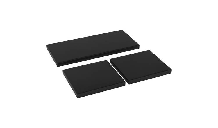 Outsunny Outdoor Chair Seat Cushions for Garden Furniture - Black