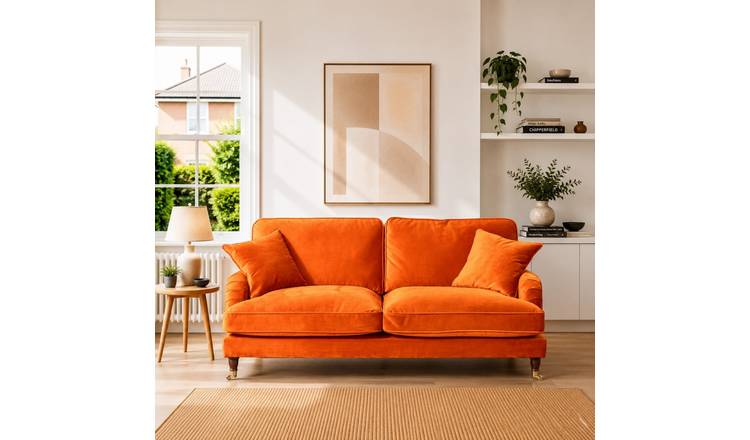 Artemis Home Mackenzie 3 Seat Sofa - Burnt Orange