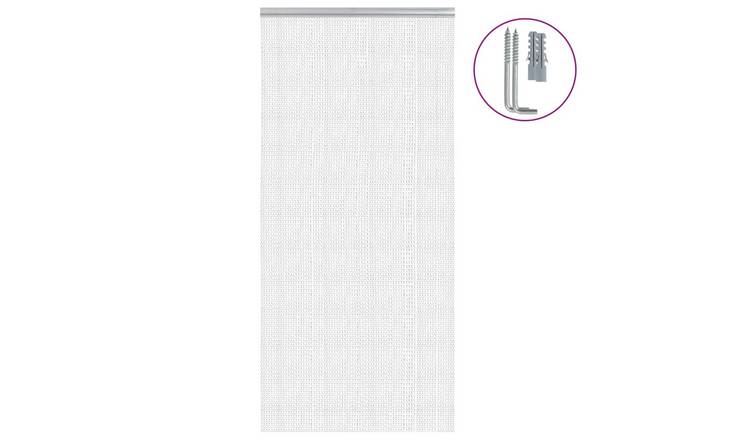 Walplus Chain Door Curtain - Silver - 100 x 226 cm