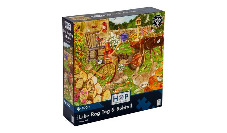 The House of Puzzles Like Rag Tag and Bobtail 1000 Piece Jigsaw Puzzle