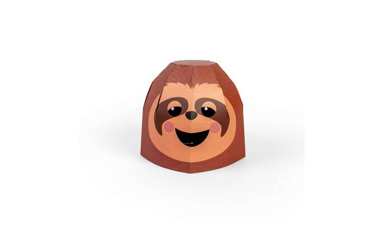 Fiesta Crafts Sloth 3D Mask Card Craft 5 Years +