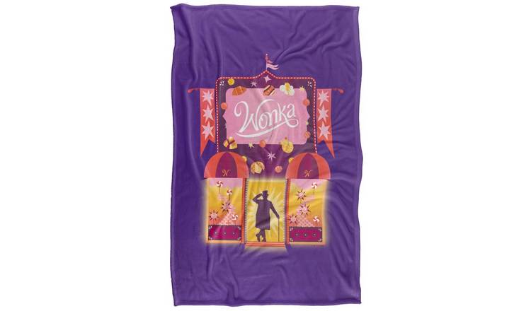 Willy Wonka & The Chocolate Factory Shop Blanket - 147cm x 91cm