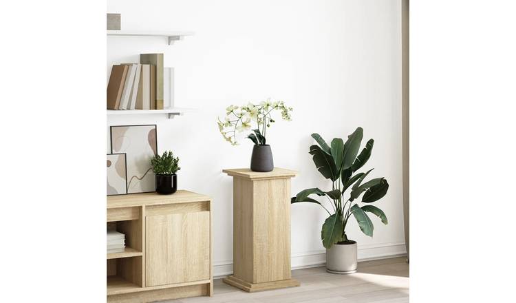 Walplus Engineered Wood Display Stand - Sonoma Oak - 31 x 30 x 60 cm