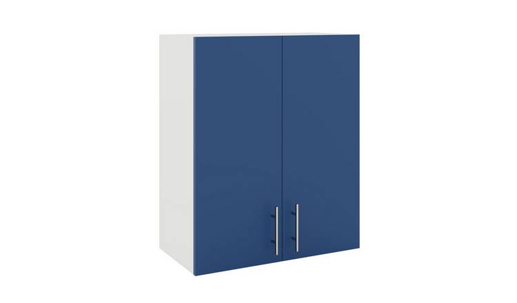 JD Greta 600mm Wall Cabinet with 2 Doors - Navy Blue Matt