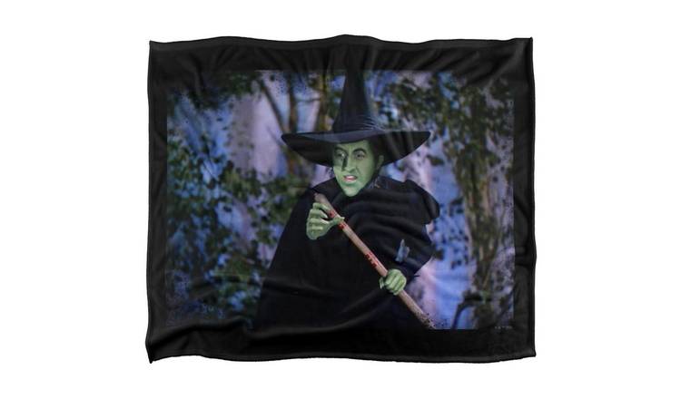 The Wizard Of Oz Wicked Witch Plotting Black Blanket - 152cm x 127cm