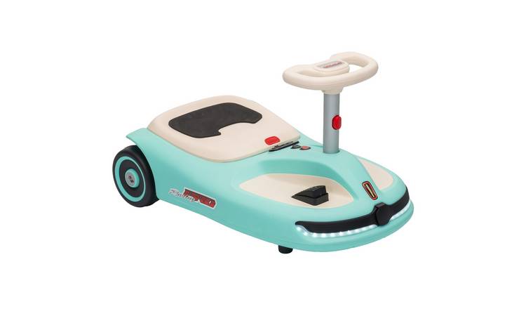 AIYAPLAY 12V 3-5 Years 2 Speed Electric Wiggle Car – Light Blue