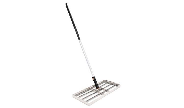 Lazy Tools Stainless Steel Lawn Levelling Rake Lute 2.5kg - 40cm x 25cm