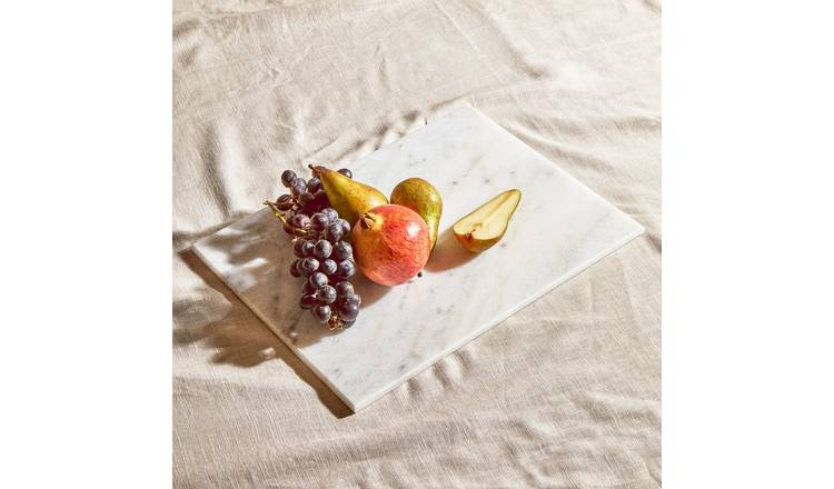 Orsina Kindia Marble Chopping and Serving Board - White