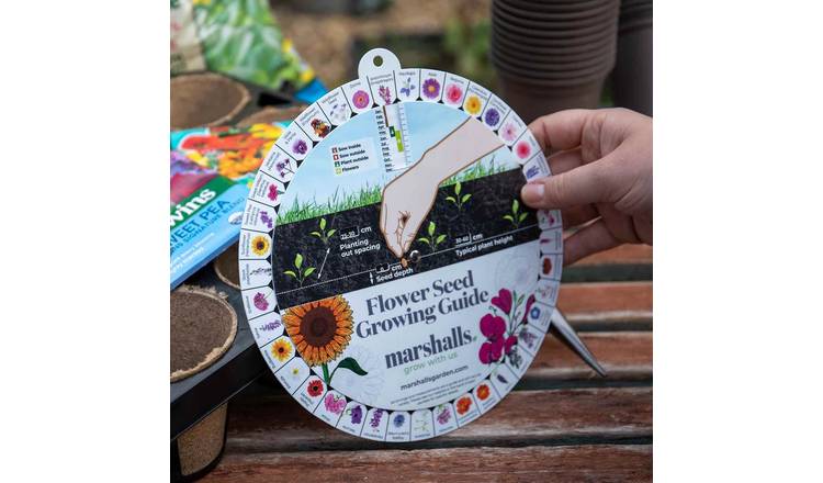 Marshalls Garden Flower Seed Guide Wheel