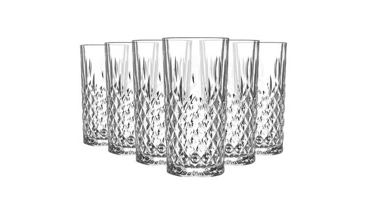 LAV Odin Highball Glasses - 356ml - Clear - Pack of 6