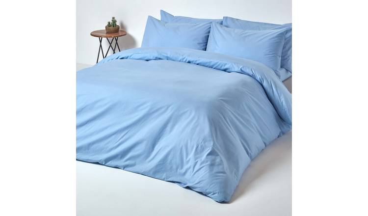 Homescapes Egyptian Cotton Blue Bedding Set - King Size