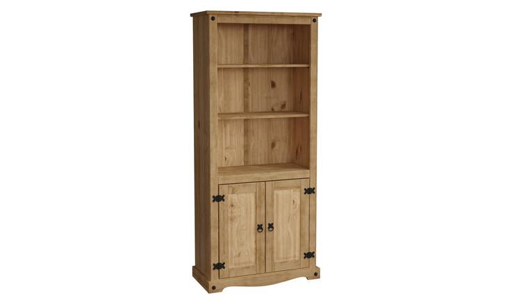 Vida Designs Corona 2 Door Bookcase - Pine