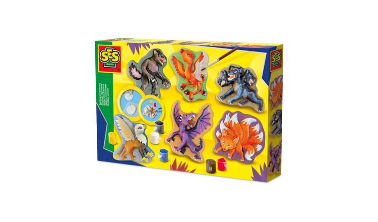SES Creative Mythical Creatures Casting and Painting Craft Set - Age 5+