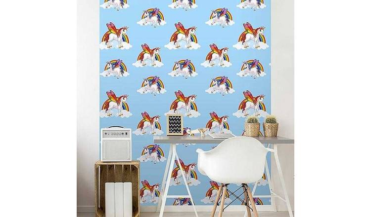 K Collection Unicorn And Rainbow Wallpaper