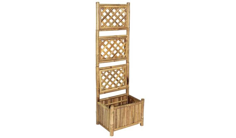 Walplus Bamboo Raised Garden Bed - 40 x 30 x 135 cm