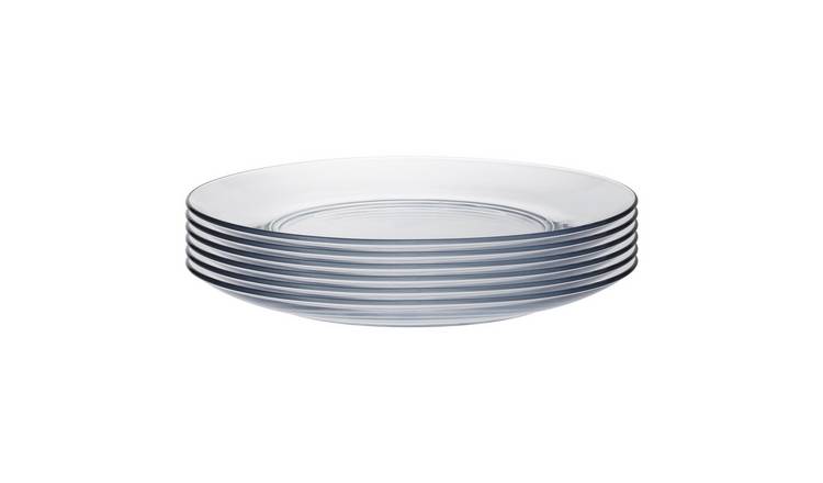 Duralex Lys Tempered Glass Dinner Plates 235mm - Pack of 12