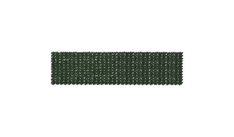Walplus Rectangular Balcony Screen - Dark Green - 400 x 100 cm