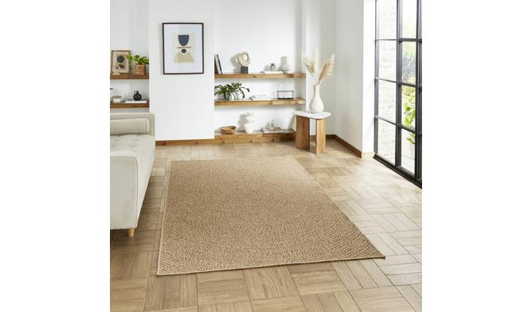 Mega Flooring Brown Modern Abstract Rug - 120 x 170cm
