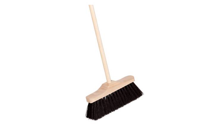 Goki Wooden Broom Brush Pretend Play - 65cm