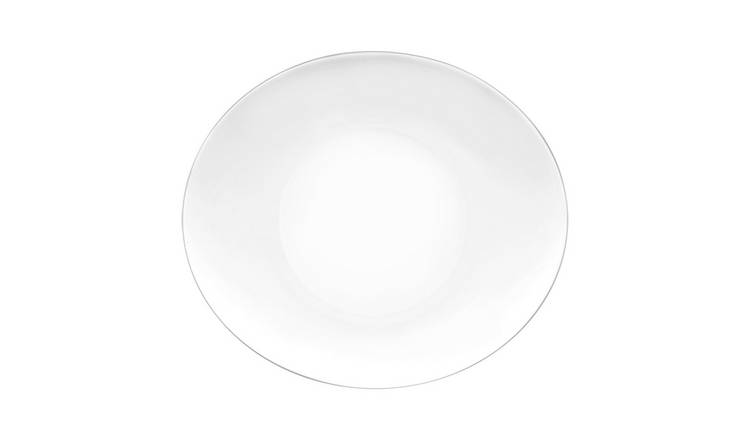Bormioli Rocco Prometeo Glass Dinner Plates - White - Pack of 6