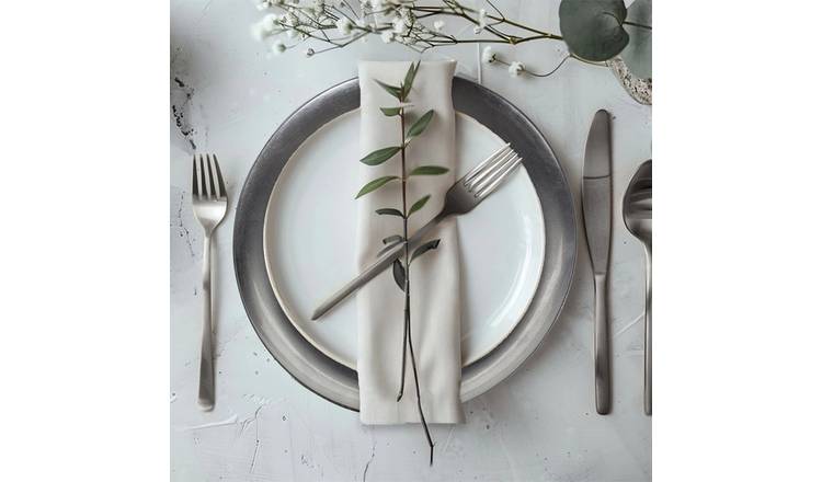Orsina Paxton Coupe Charger Plate - Silver