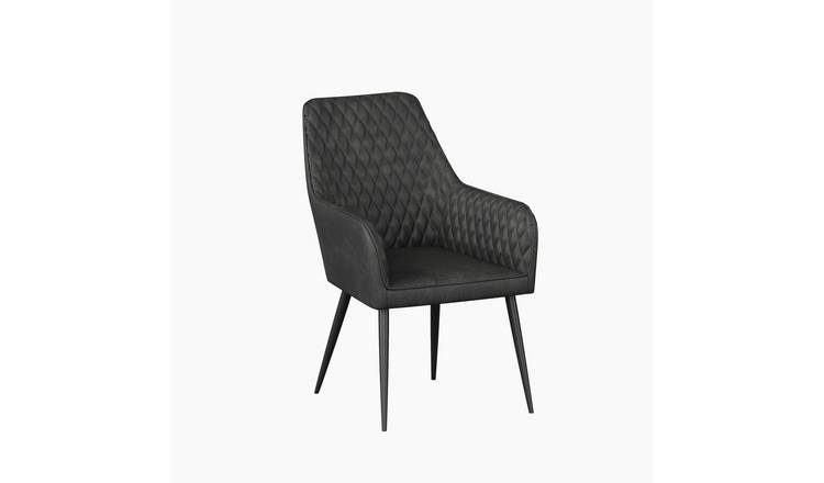 Furniture Online Ella Set 2 Fabric Dining Chair – Grey