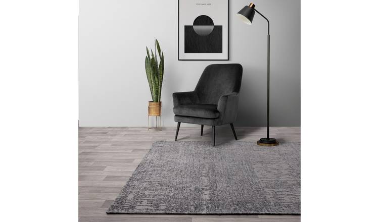 Mega Flooring Grey Modern Abstract Rug - 160 x 230cm