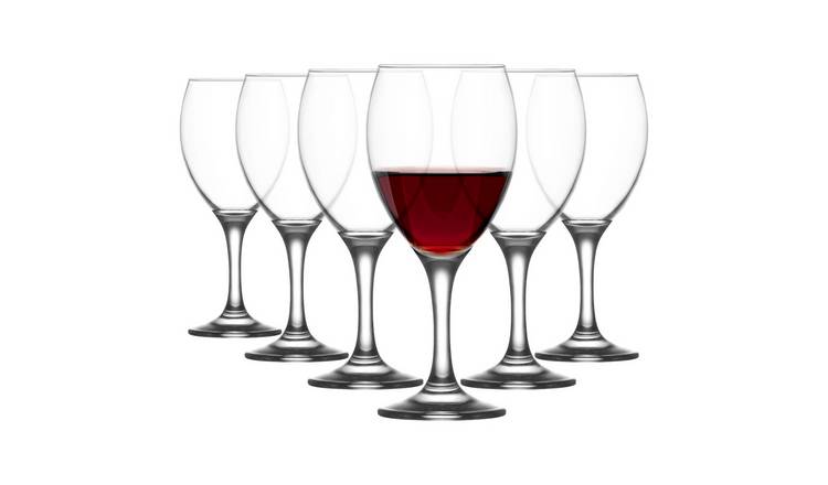 LAV Empire Red Wine Glasses -  Pack of 6 - 455ml
