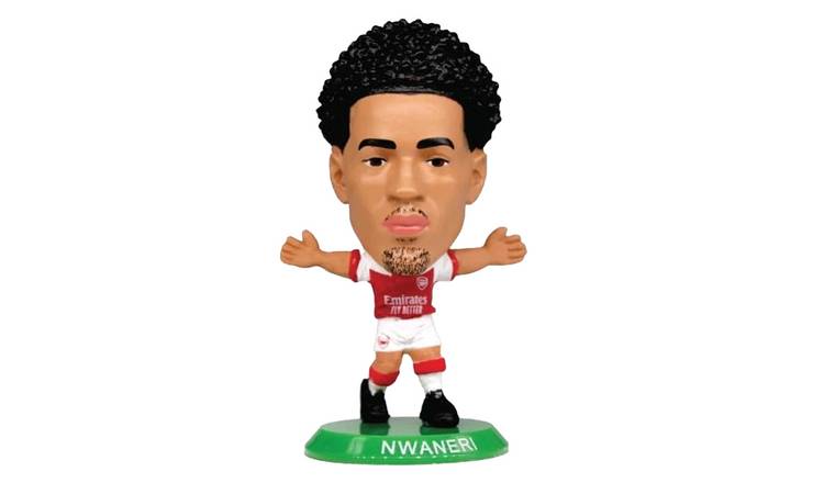 Arsenal FC Ethan Nwaneri SoccerStarz Football Figurine - Red & White