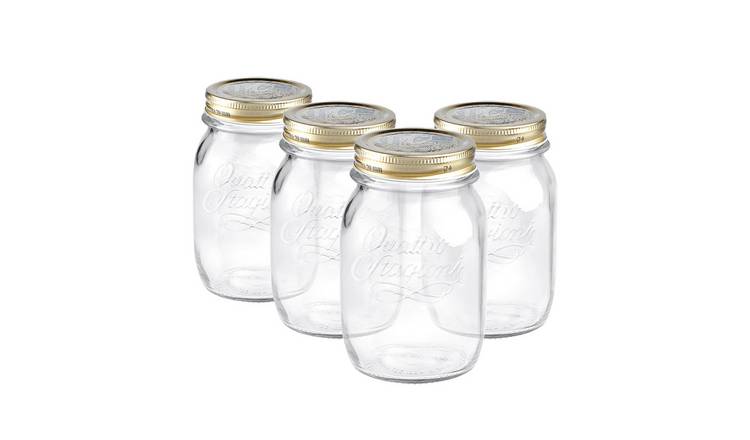 Bormioli Rocco Quattro Stagioni Glass Preserving Jars - Set of 4