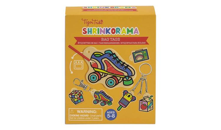 Tiger Tribe Shrinkorama Bag Tags - 3 Years +